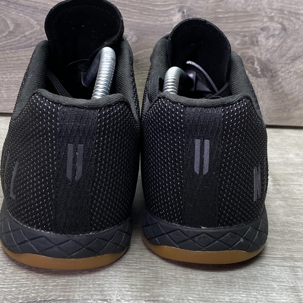 NOBULL Trainer Shoes Mens Size 9.5 Black SuperFabric Gum Sole Athletic Sneakers - Picture 3 of 12